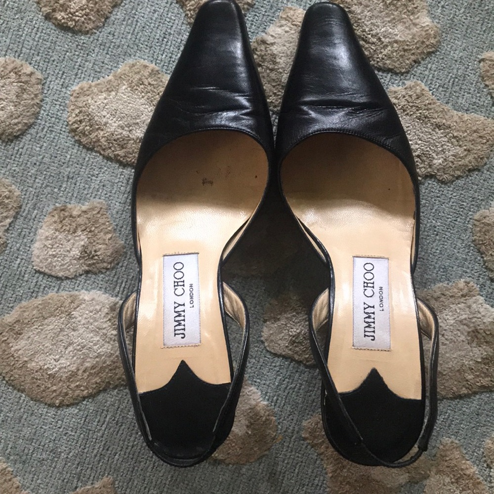 Jimmy Choo Kitten Heel Slingback